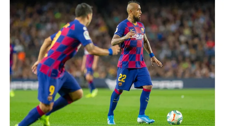Vidal gana méritos con el cuadro culé.