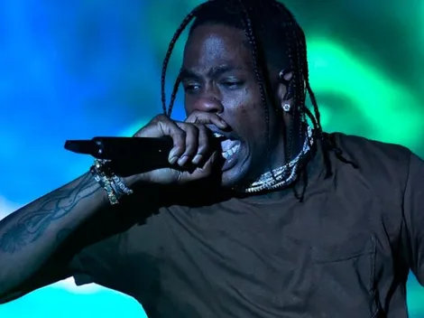 Travis Scott sufrió horrible accidente en pleno escenario