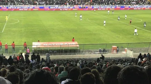 Así esta custodiada la banca de Colo Colo.