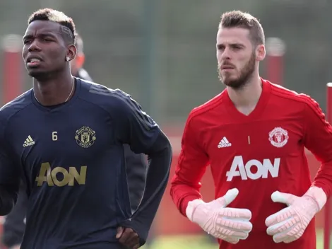 El United pierde a De Gea y Pogba para el partido ante Liverpool