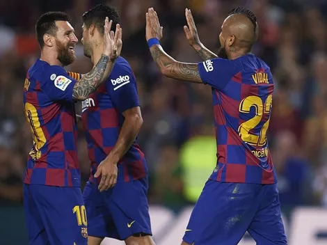 Vidal felicita al "extraterrestre" Messi por su Bota de Oro