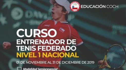 Certifícate como entrenador federado en tenis de alto rendimiento nivel 1.