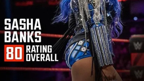 Sasha Banks se enoja con el WWE 2K20 por su baja valoración