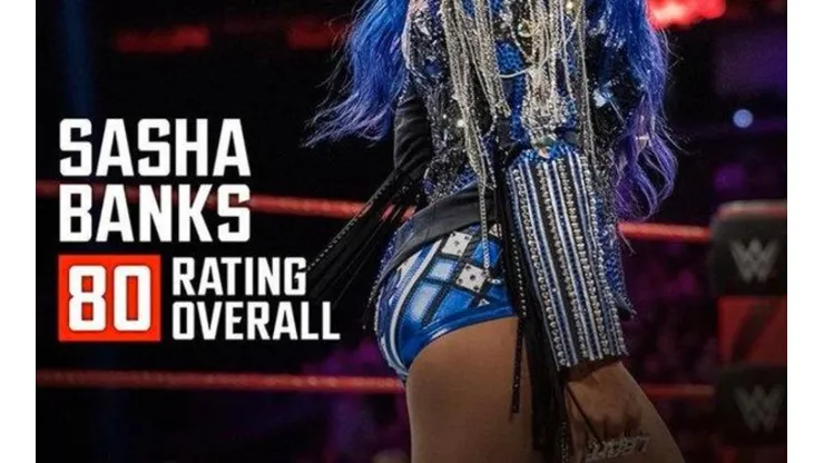 Sasha Banks se enoja con el WWE 2K20 por su baja valoración
