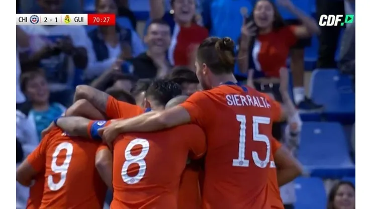 Chile celebra la remontada.