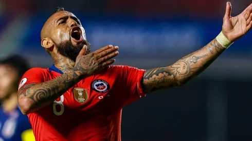Vidal marca su gol 28 con la Roja