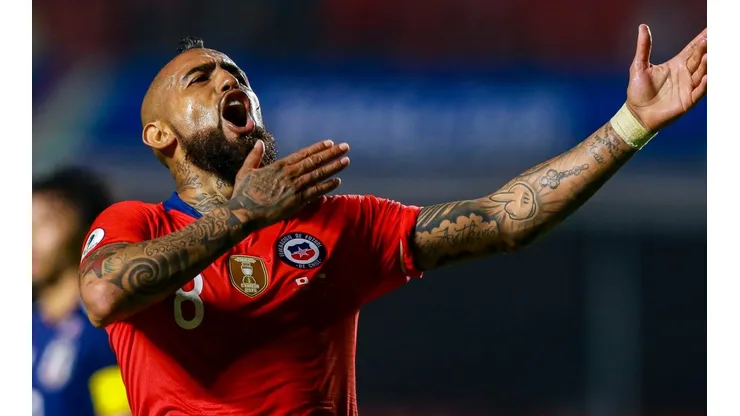 Vidal marca su gol 28 con la Roja