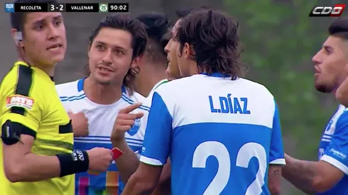 Insólita expulsión en Segunda División