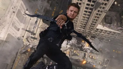 Renner en la primera película de "Avengers".