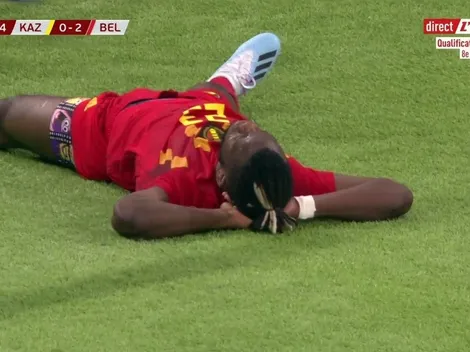 Batshuayi luce sus calzoncillos de Bob Esponja en partido de Bélgica