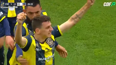 Ceratto marcó el gol con un zurdazo.