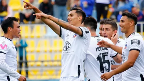 Colo Colo celebra el golazo de Carlo Villanueva en Sausalito. Jugarán semis de Copa Chile.