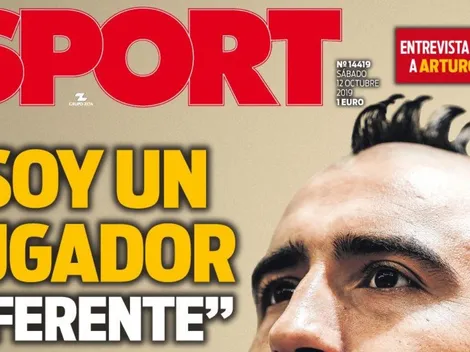 Arturo Vidal protagoniza la portada del Diario Sport