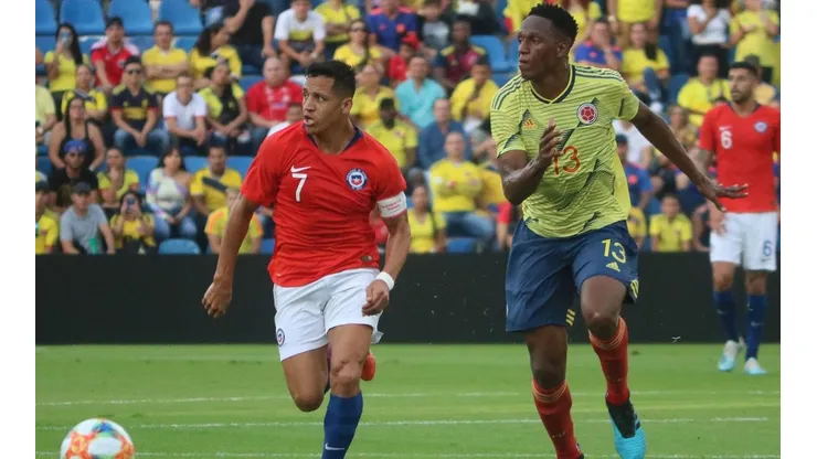 Chile versus Colombia en Alicante.