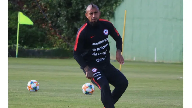 Vidal está con La Roja previo a los amistosos de esta fecha FIFA.