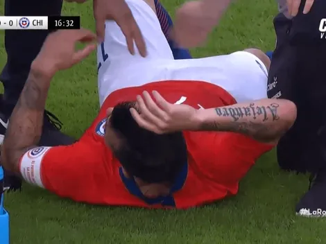 Gary sale lesionado y Alexis es el capitán de la Roja