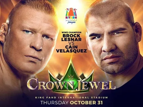 Brock Lesnar contra Cain Velásquez confirmada para WWE Crown Jewel