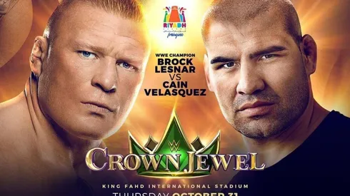 Brock Lesnar contra Cain Velásquez confirmada para WWE Crown Jewel