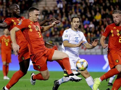 Bélgica le da un baile a San Marino con goleada 9-0