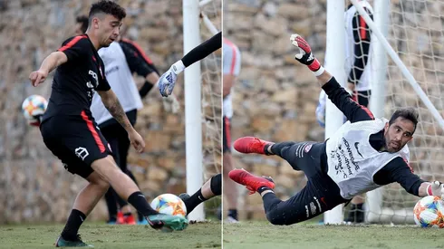 Niklas Castro ha establecido una buena relación con Claudio Bravo