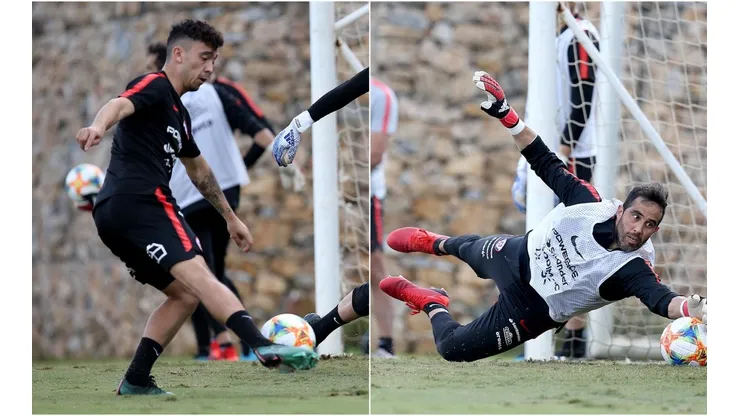 Niklas Castro ha establecido una buena relación con Claudio Bravo