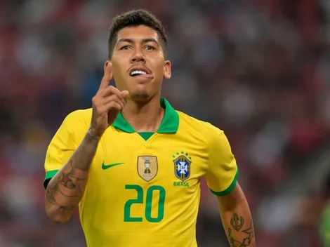 Golazo de Brasil: Finísimo globito de Firmino a un metro del arquero