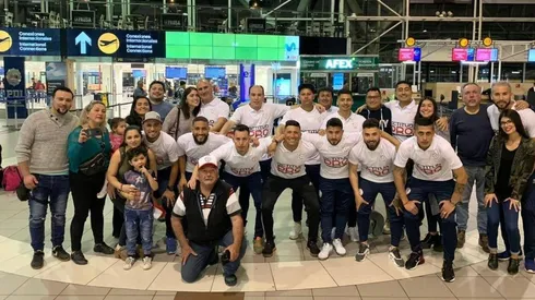 Los jugadores de la Selección Nacional de Minifootball viajaron con destino a Grecia.