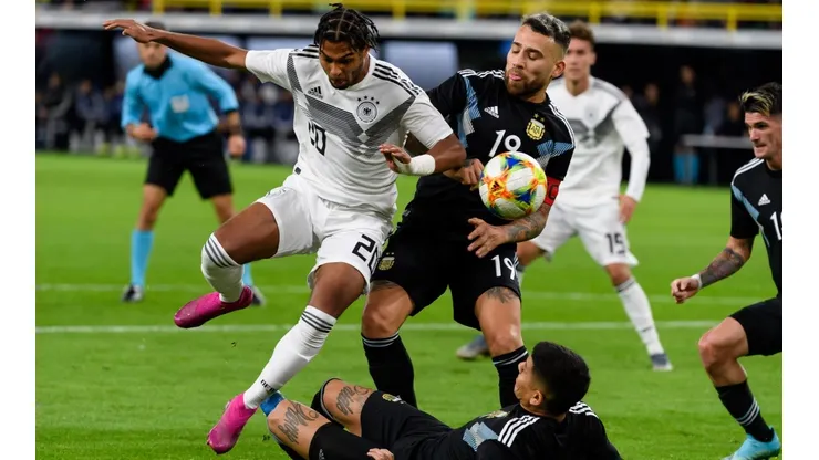 Alemania contra Argentina.