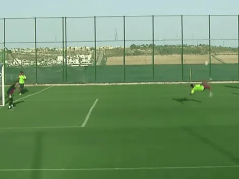 Atenti Rueda: el golazo de Muriel en último entrenamiento de Colombia