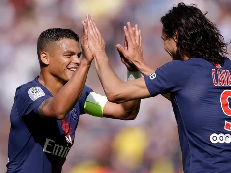 Edinson Cavani y Thiago Silva tienen un pie fuera del PSG