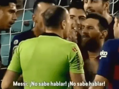 La defensa de Messi por expulsión a Dembélé: "¡No sabe hablar!"