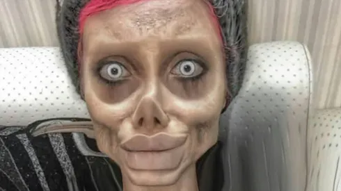 La joven se hizo popular por su particular apariencia.