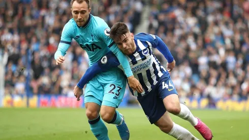 Eriksen disputa su última temporada con el Tottenham.