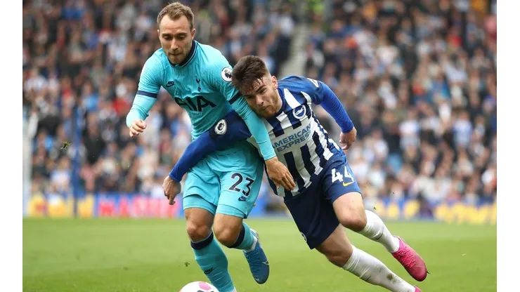Eriksen disputa su última temporada con el Tottenham.