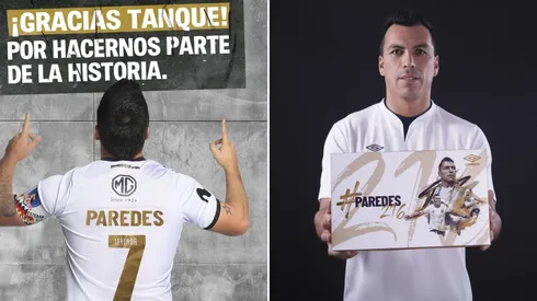 Umbro celebra el récord de Esteban Paredes con camiseta y zapatos especiales.