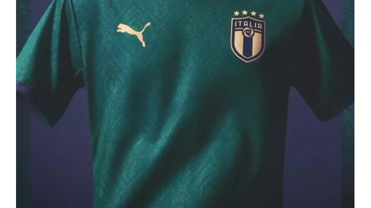 La camiseta alternativa de Italia.
