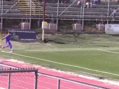 Gol olímpico y doblete de Chupete Suazo con el SAU