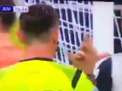 Árbitro choca los cinco con Bonucci y desata críticas en el fútbol italiano