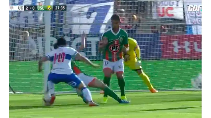¡Golazo! Edson Puch se saca a medio mundo para la ventaja de la UC ante Cobresal