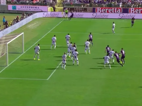 ¡Crack! Erick Pulgar mete preciso centro para triunfo de la Fiorentina