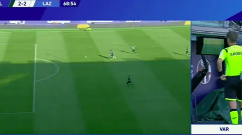 ¡Roja para el Pitbull! Gary Medel es expulsado por el VAR ante la Lazio