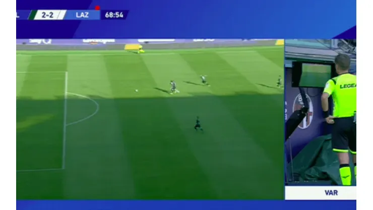 ¡Roja para el Pitbull! Gary Medel es expulsado por el VAR ante la Lazio