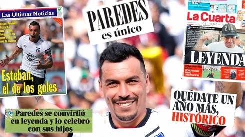 Esteban Paredes es portada en la prensa nacional