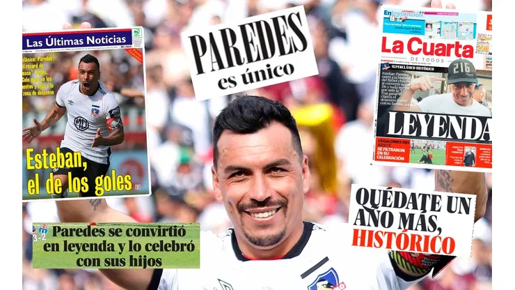 Esteban Paredes es portada en la prensa nacional