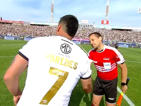 El histórico Paredes festeja con una "camiseta dorada" de Colo Colo