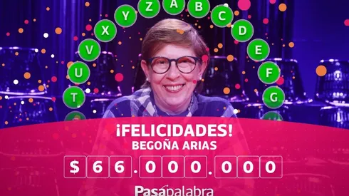 Arias ganó la noche de este jueves el millonario premio.