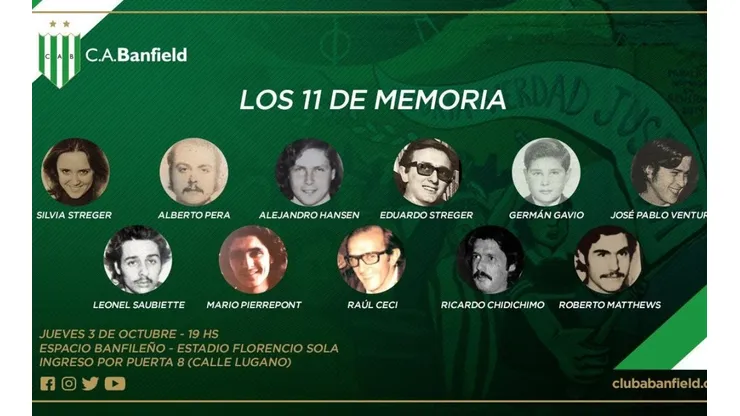 Los 11 de memoria
