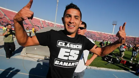 Flores cuando defendía a Colo Colo.