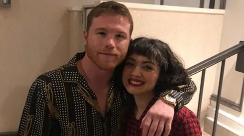 Boxeador con sentimientos: Canelo Álvarez se luce cantando a Mon Laferte