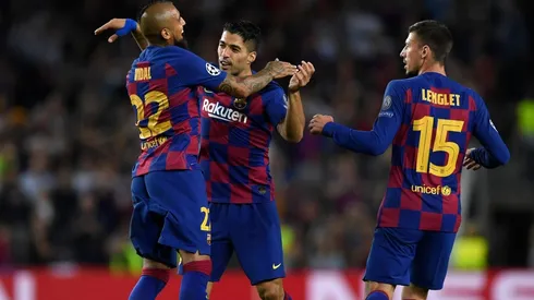 Vidal, figura con el Barcelona en la Champions.